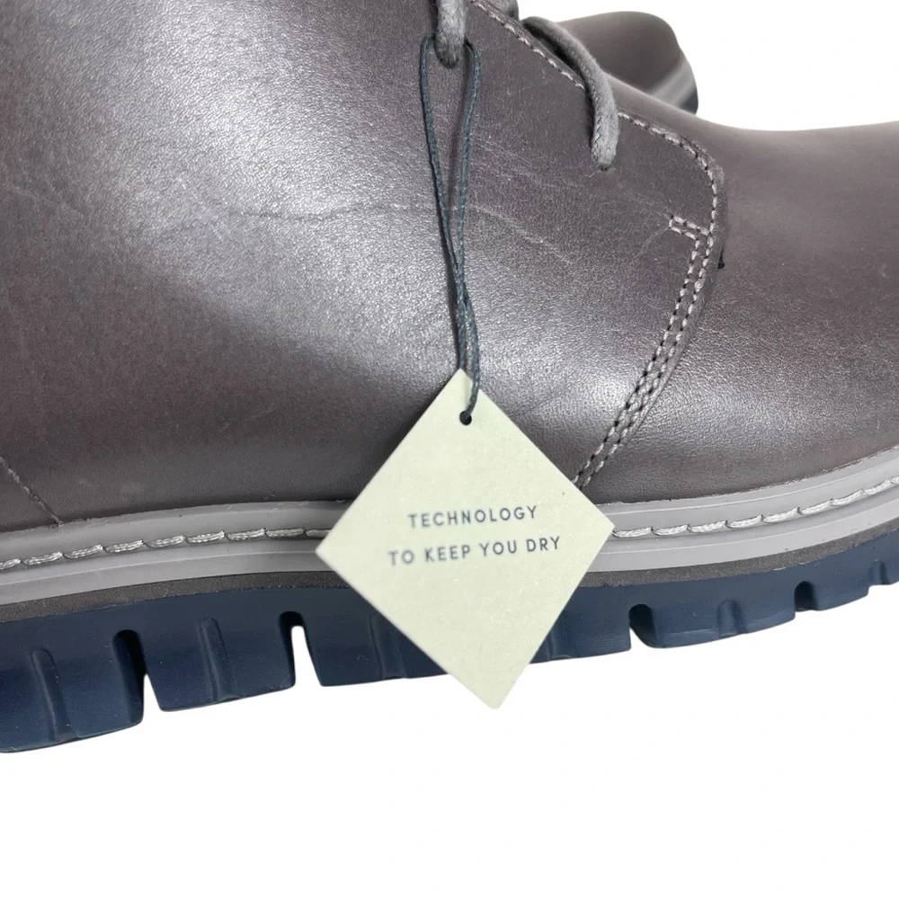 Cole Haan Zerogrand Waterproof Chukka Boots Gray Men’s 10.5M New‎